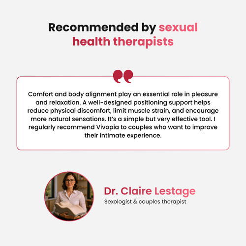 Ergonomisches Intimkissen für eine perfekte Position 